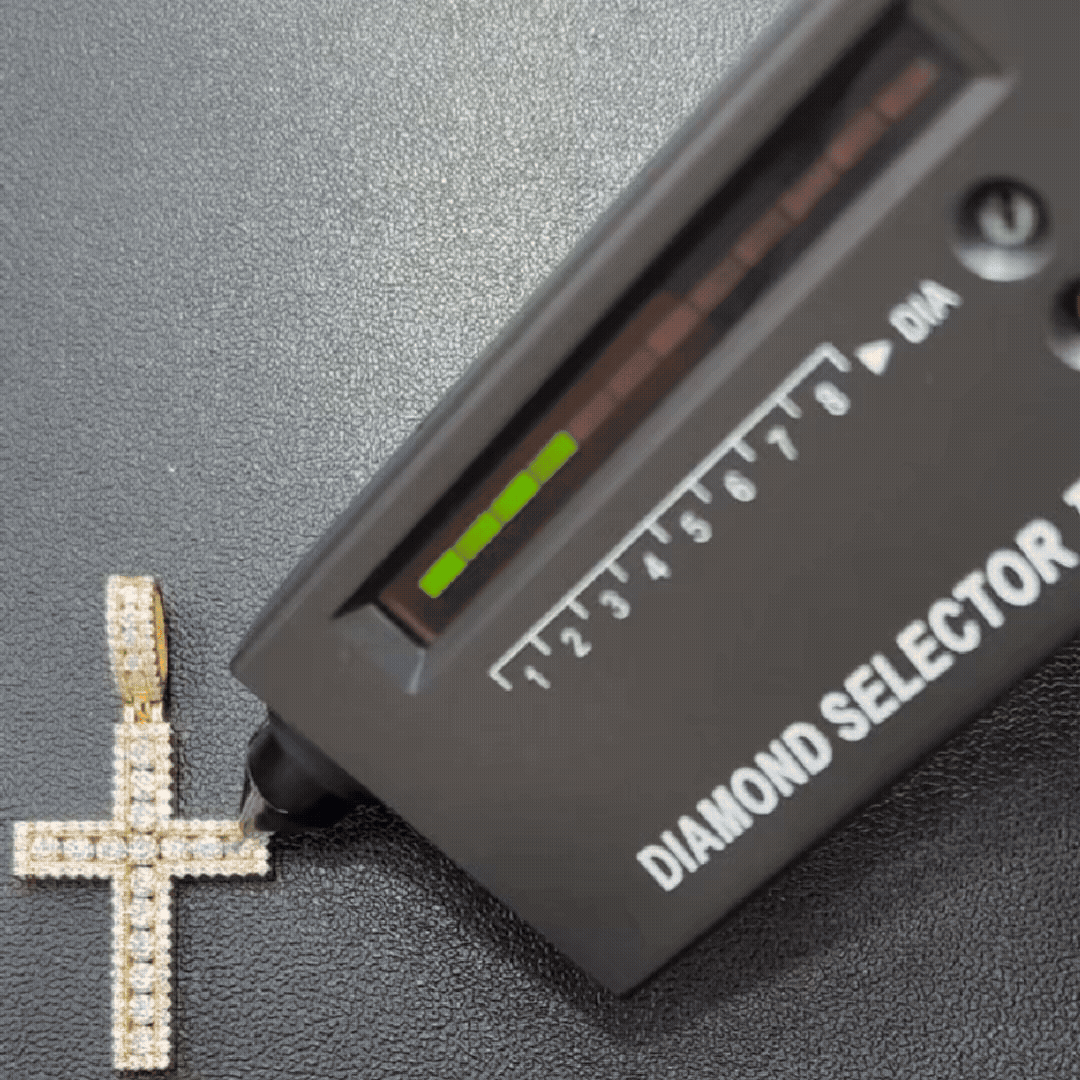 Moissanite Cross Pendant