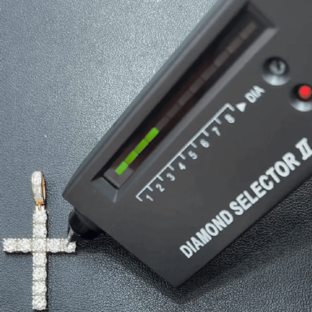 Moissanite Cross Pendant