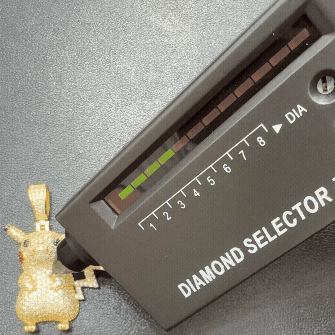 Moissanite Pokemon Pikachu Pendant