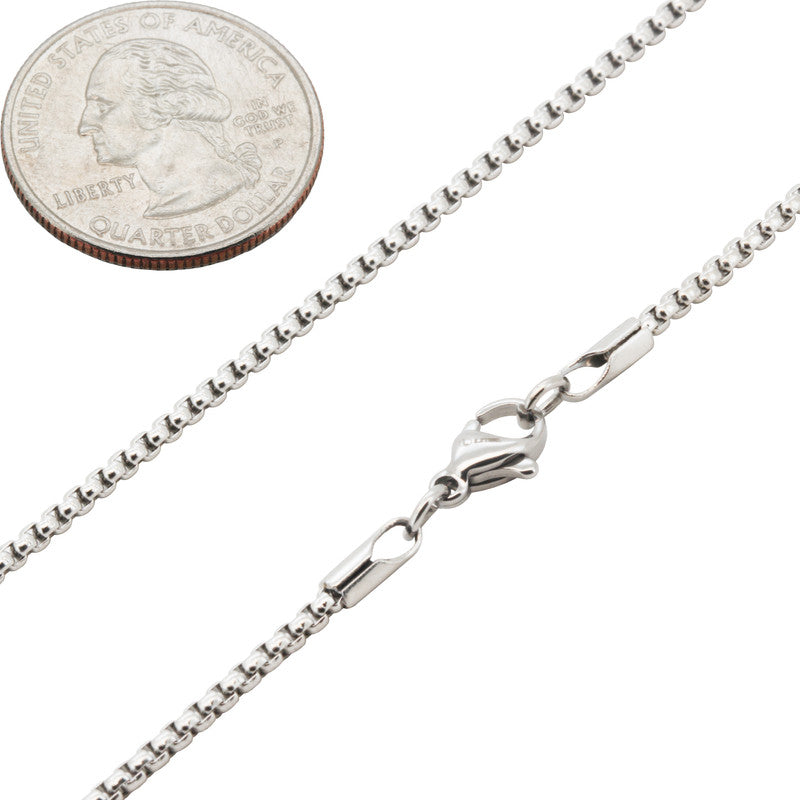 2mm Box Bracelet 7.5"