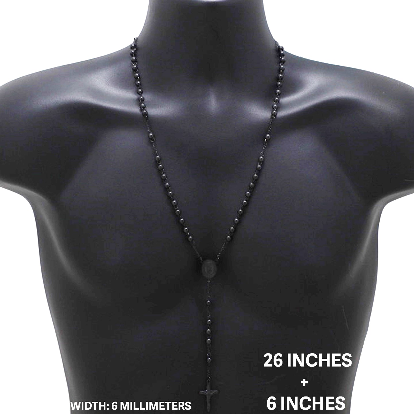 6mm Rosary 26" + 6"