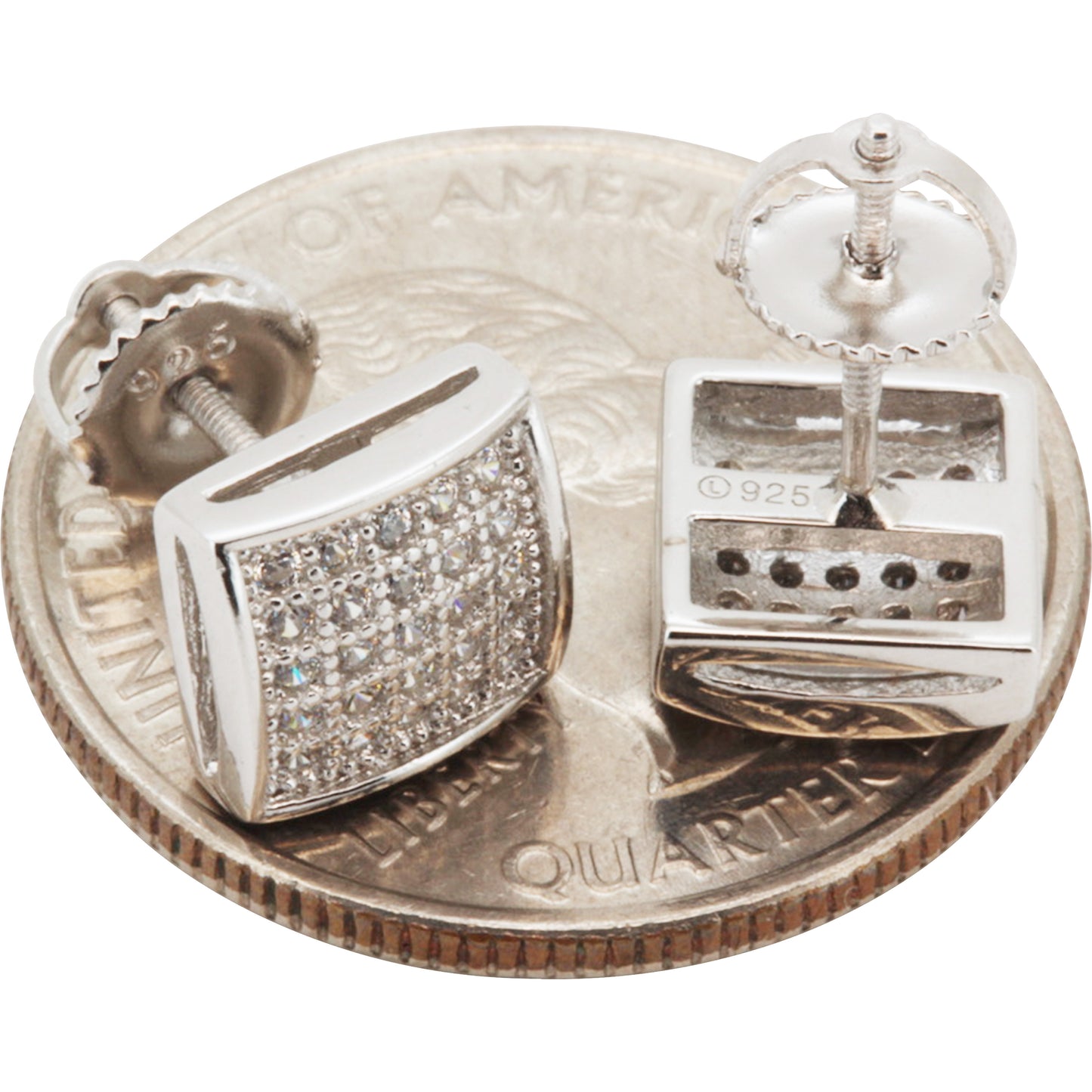 8mm Square Studs