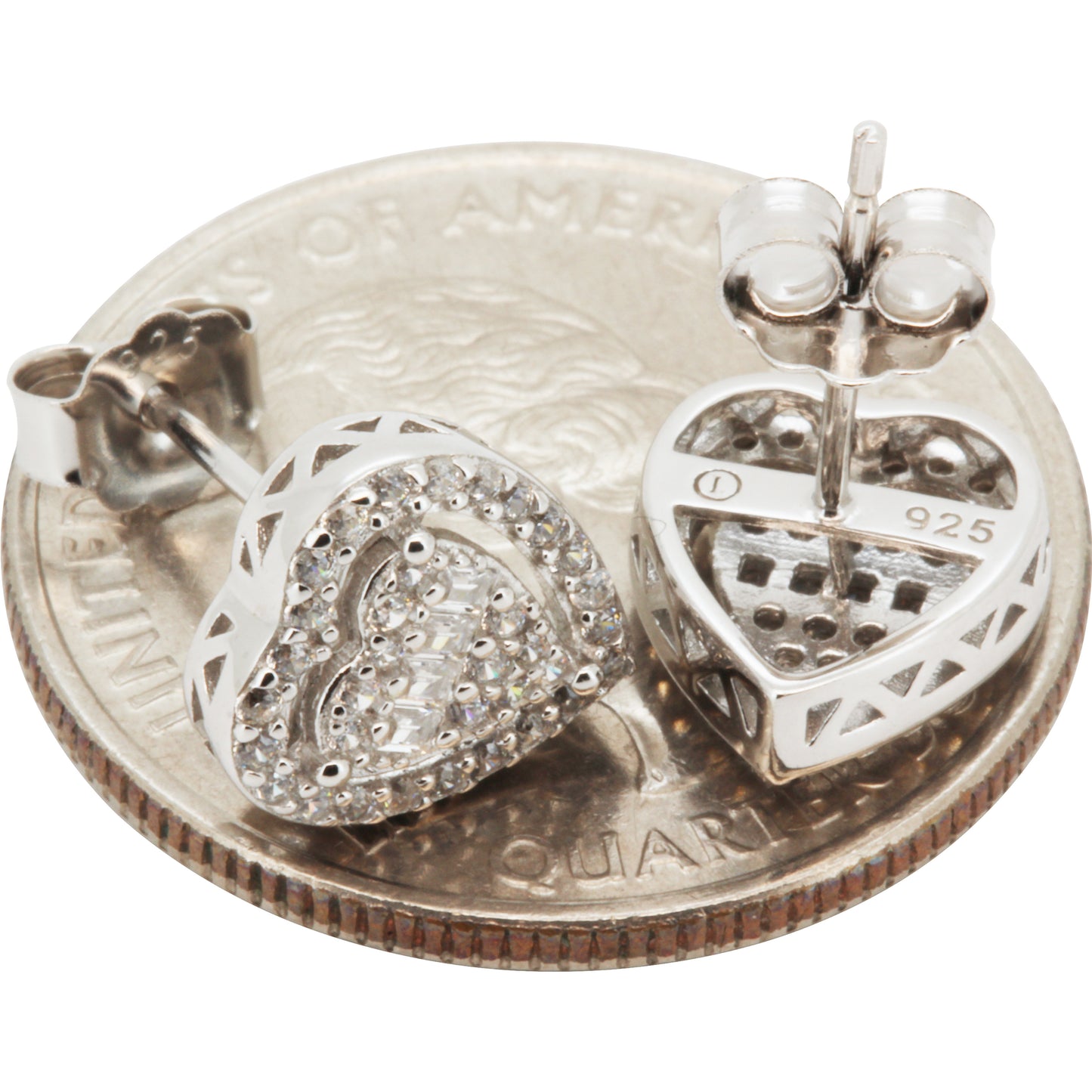 10mm Heart Studs