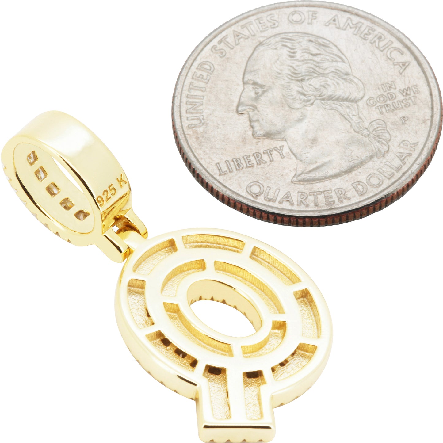 Block Letter Q Pendant