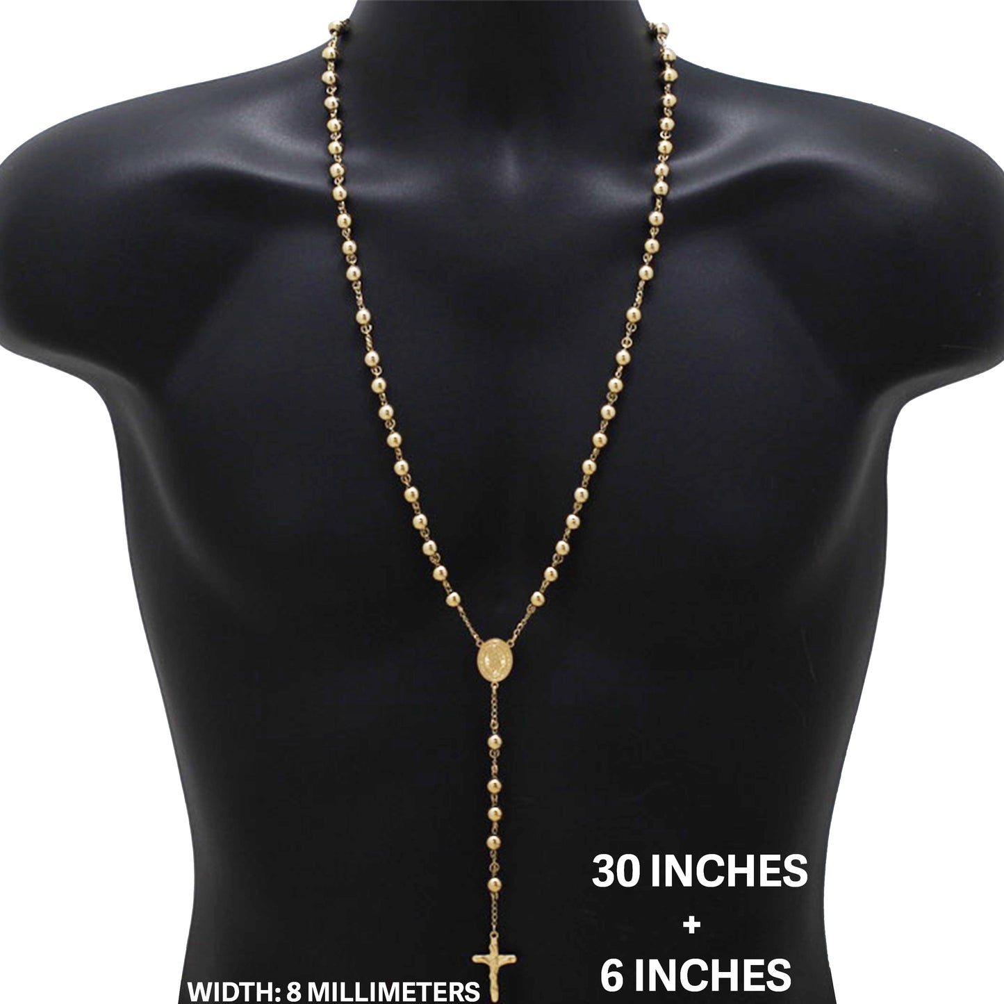8mm Rosary 30" + 6"