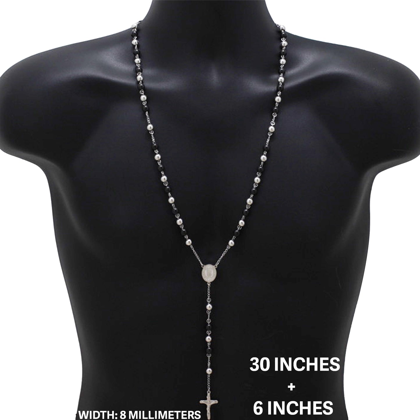 8mm Rosary 30" + 6"