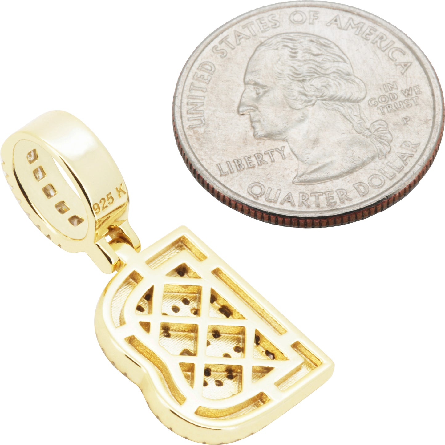 Block Letter B Pendant