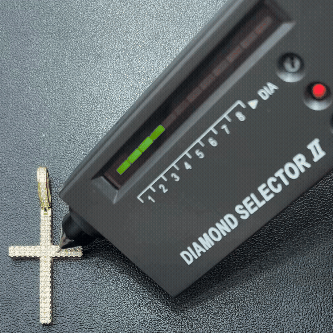 Moissanite Cross Pendant