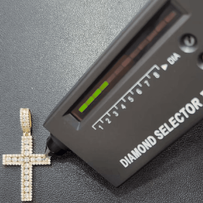 Moissanite Cross Pendant