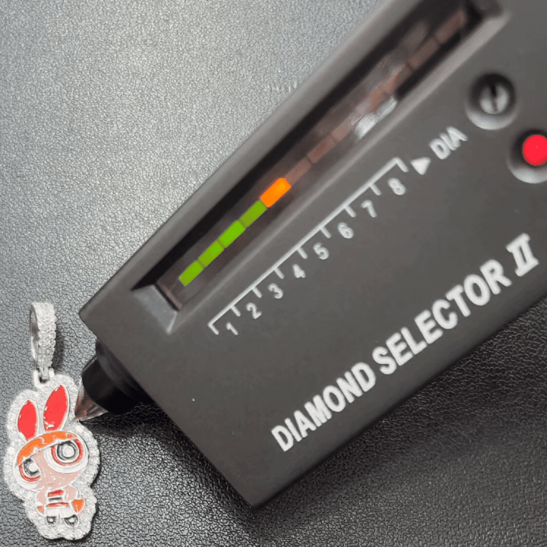 Moissanite Power Puff Girls Blossom Pendant