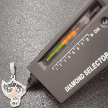 Moissanite Power Puff Girls Buttercup Pendant