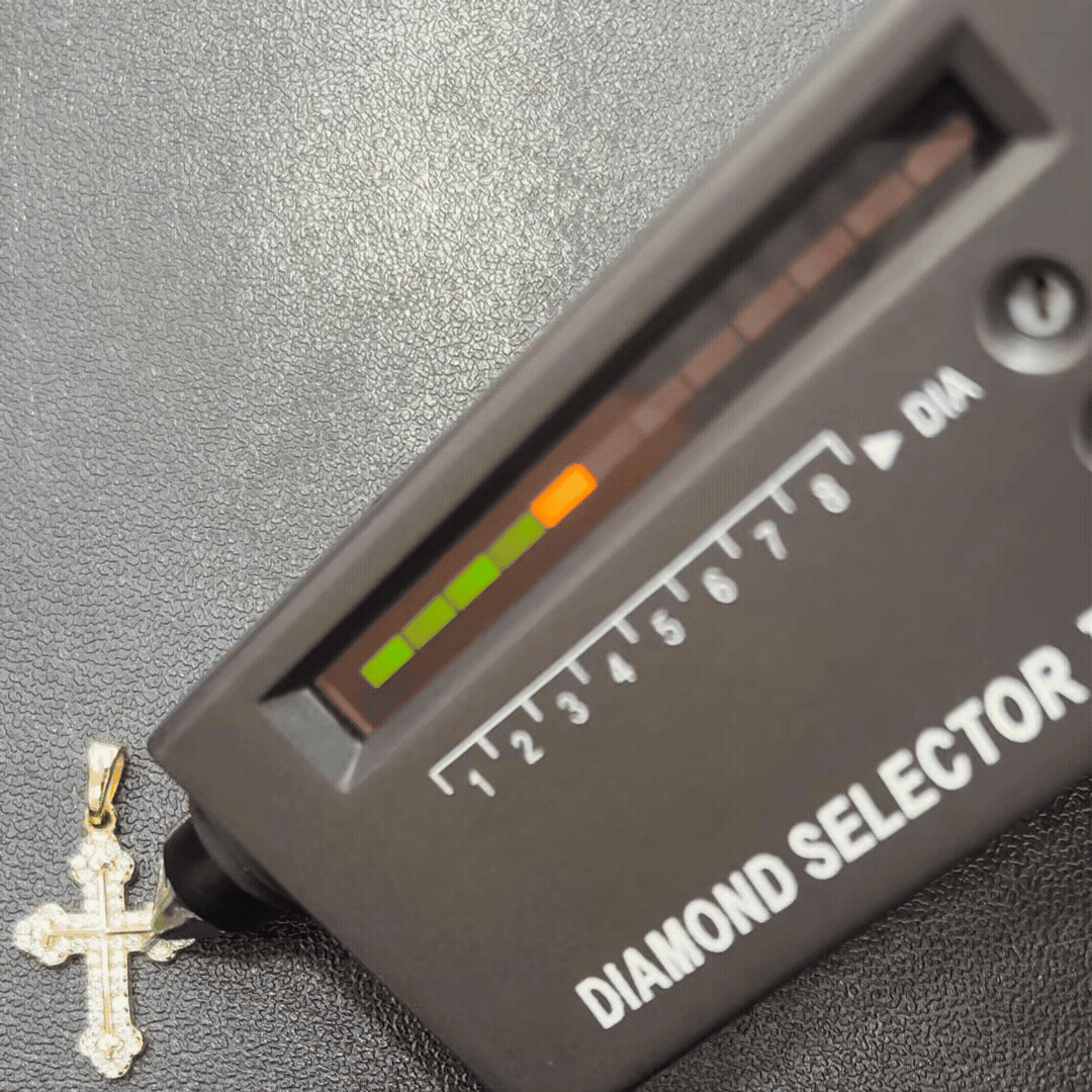 Moissanite Cross Pendant