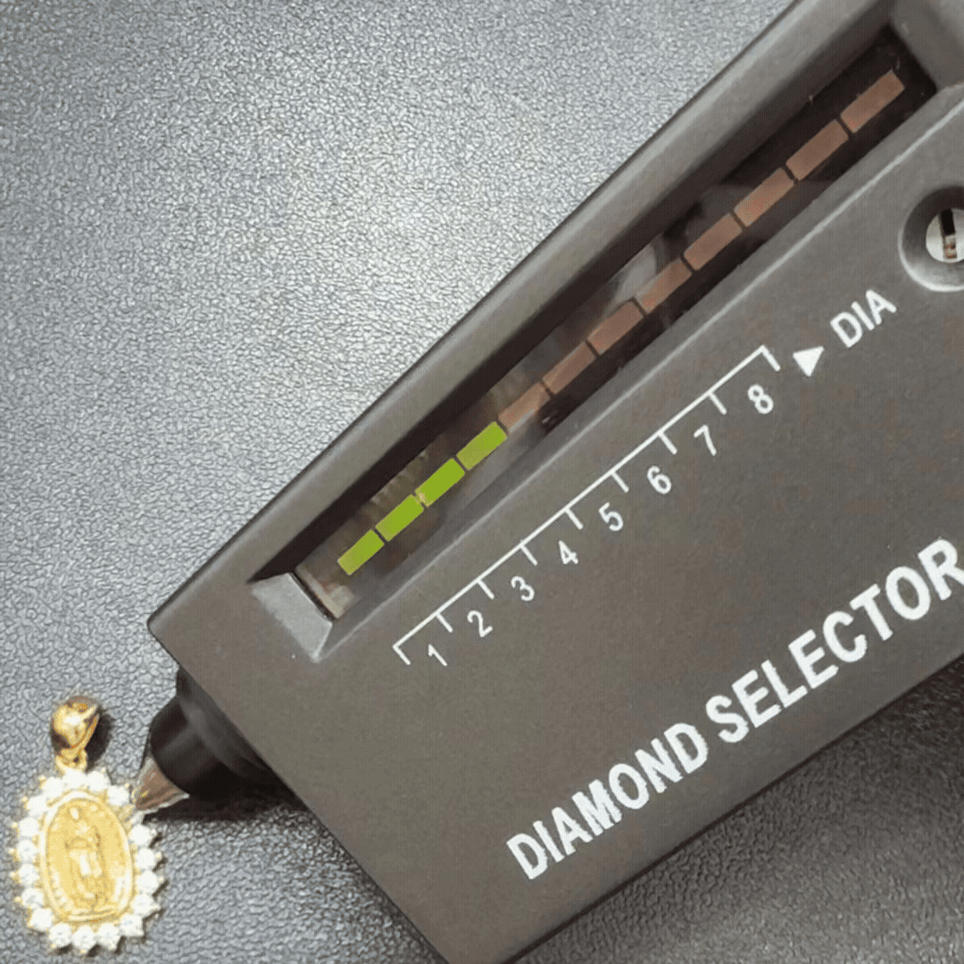 0.64ctw Moissanite Virgin Mary Pendant