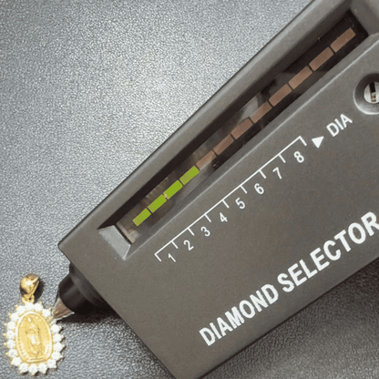 0.64ctw Moissanite Virgin Mary Pendant