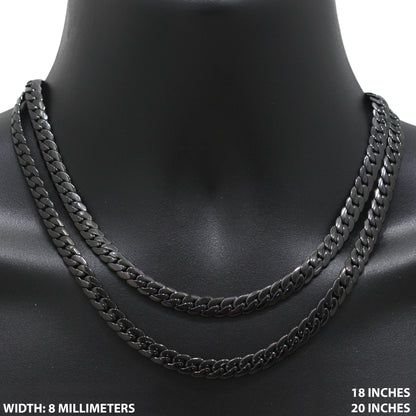 8mm Miami Cuban Link Chain 30"