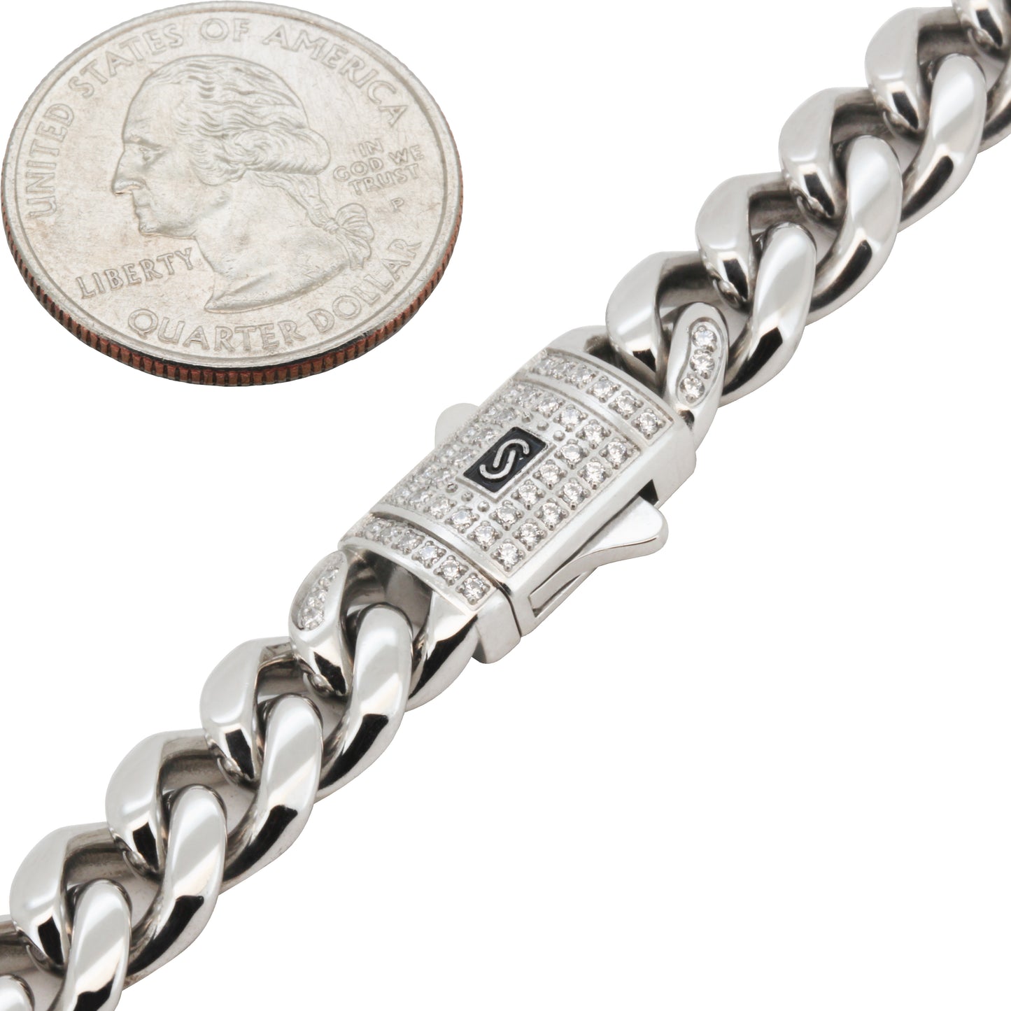 10mm Monaco Miami Cuban Link Chain 20"