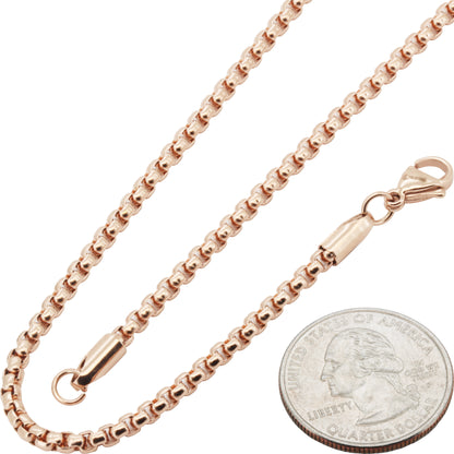 3mm Box Chain 24"
