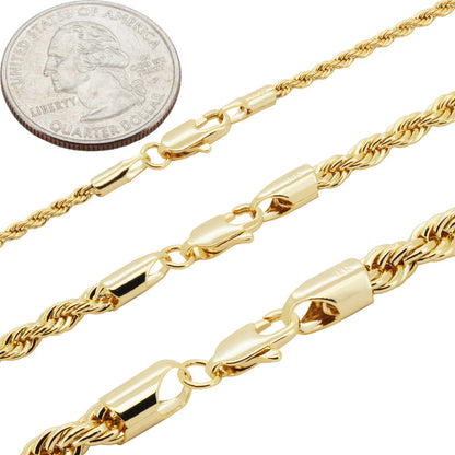 4mm Rope Chain 24"