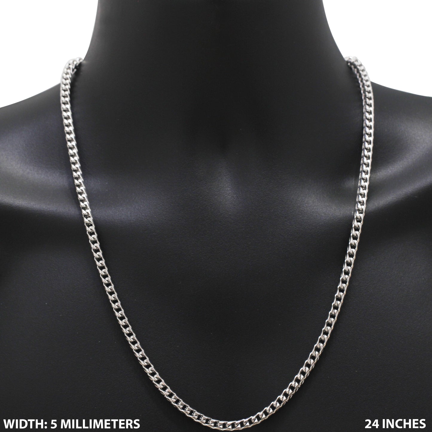 5mm Franco Chain 24"