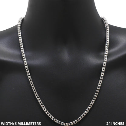 5mm Franco Chain 24"