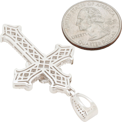 Moissanite Cross Pendant