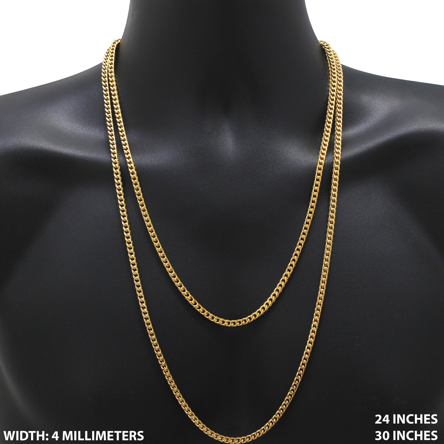 4mm Franco Chain 24"
