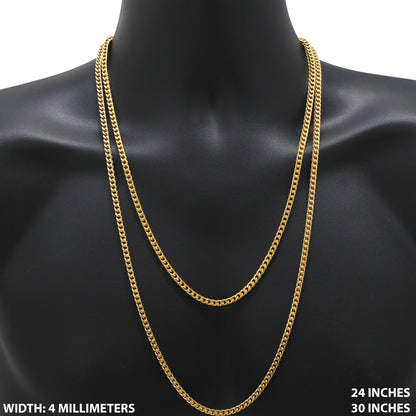 4mm Franco Chain 24"