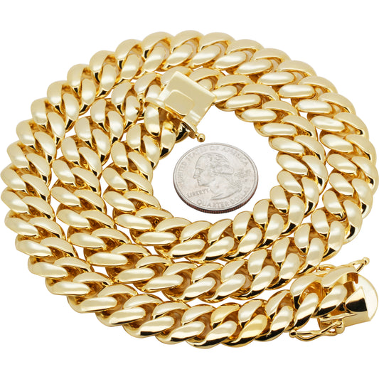 14mm Miami Cuban Link Chain 24"