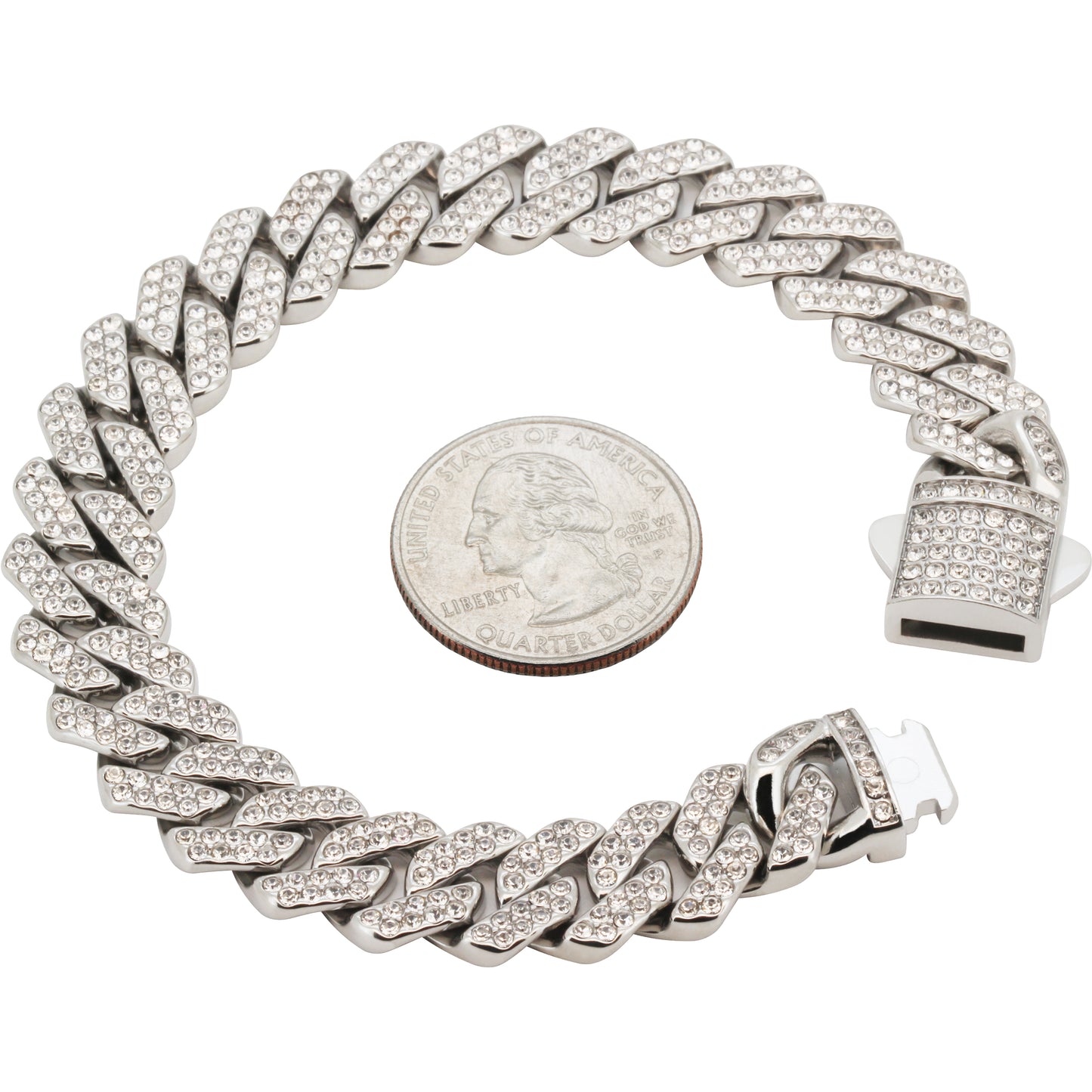 13mm Cuban Link Bracelet 8.2"