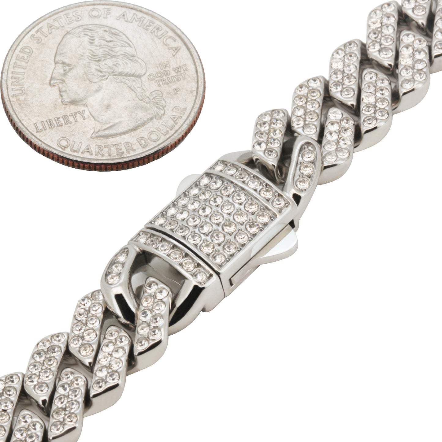 13mm Cuban Link Bracelet 8.2"