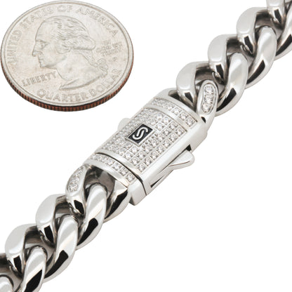 12mm Monaco Miami Cuban Link Chain 20"