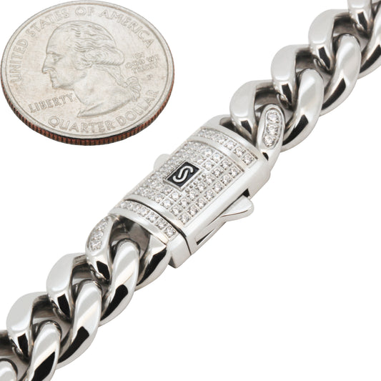 12mm Monaco Miami Cuban Link Chain 20"