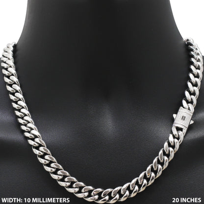 12mm Monaco Miami Cuban Link Chain 20"