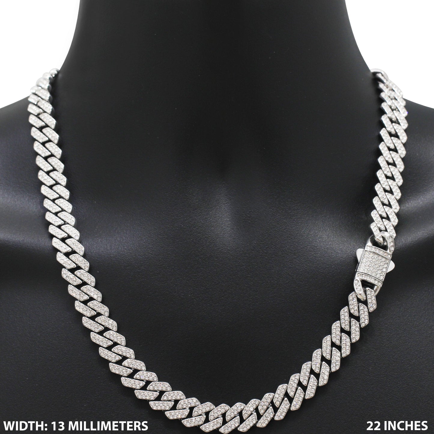 13mm Cuban Link Chain 22"