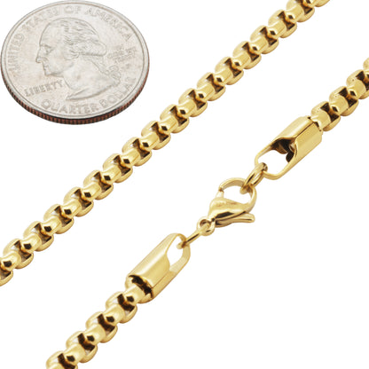 4.5mm Box Chain 24"