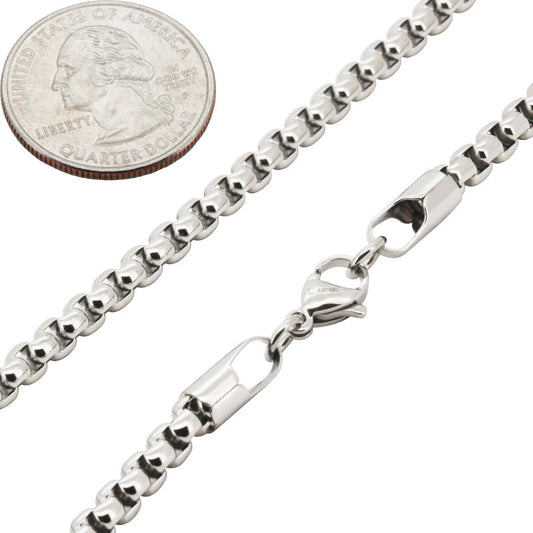4.5mm Box Chain 24"
