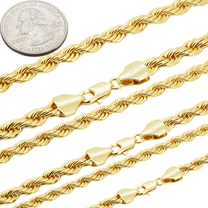 6mm Rope Chain 22"