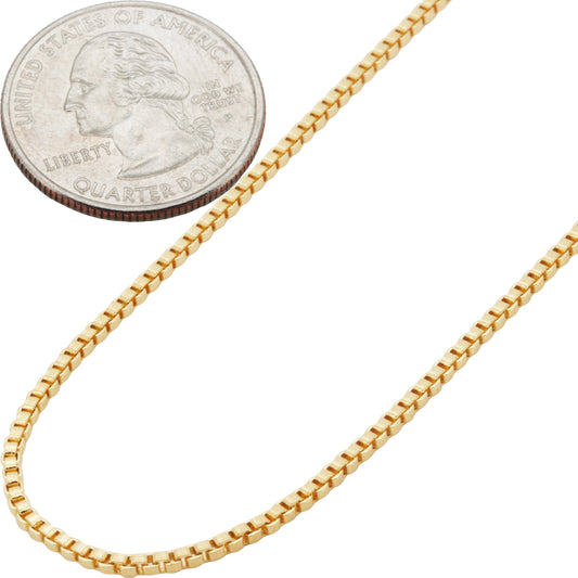 1.5mm Box Chain 24"