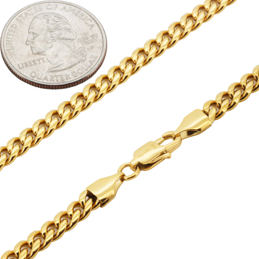 5mm Miami Cuban Link Chain 24"