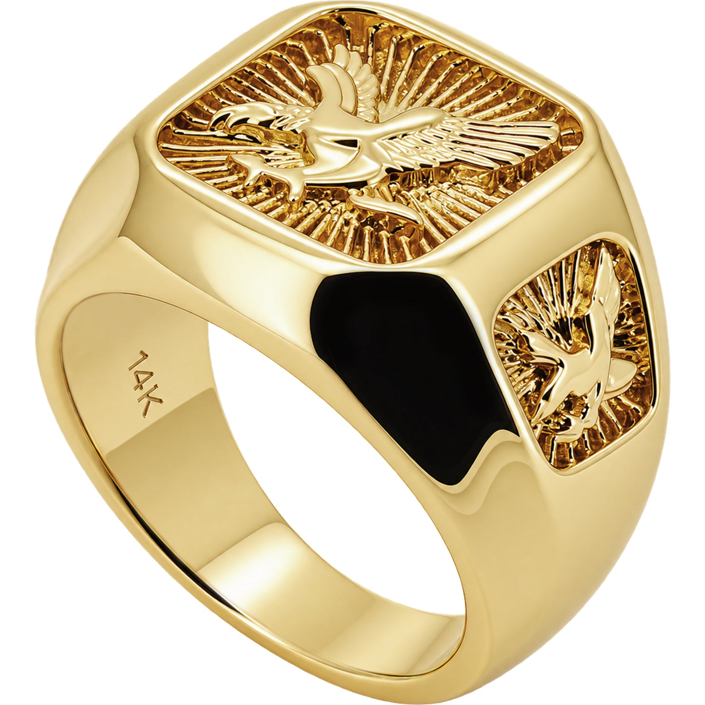Eagle Square Signet Ring Size 11