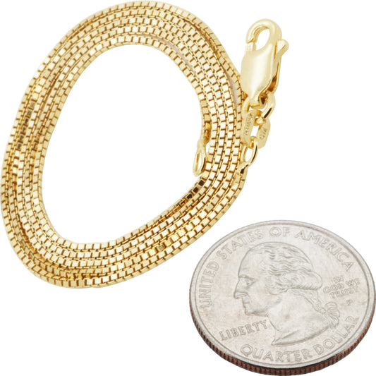1mm Box Chain 16"