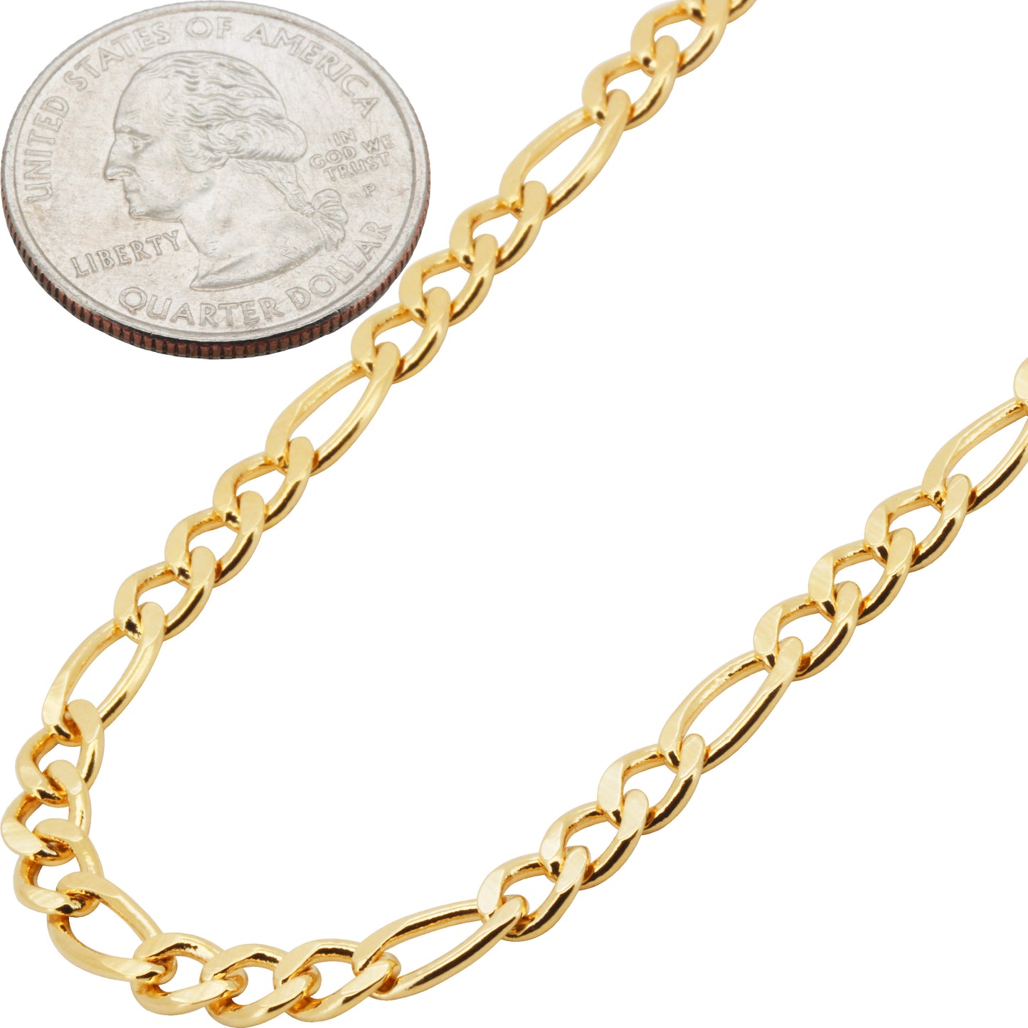 5mm Figaro Link Chain 24"