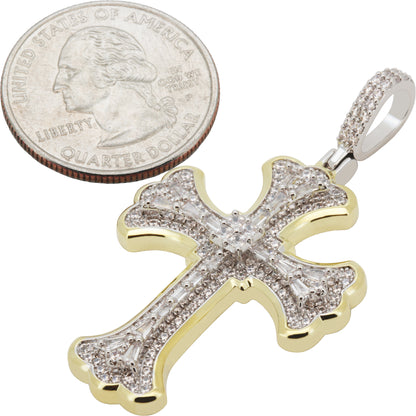 Flared Cross Pendant