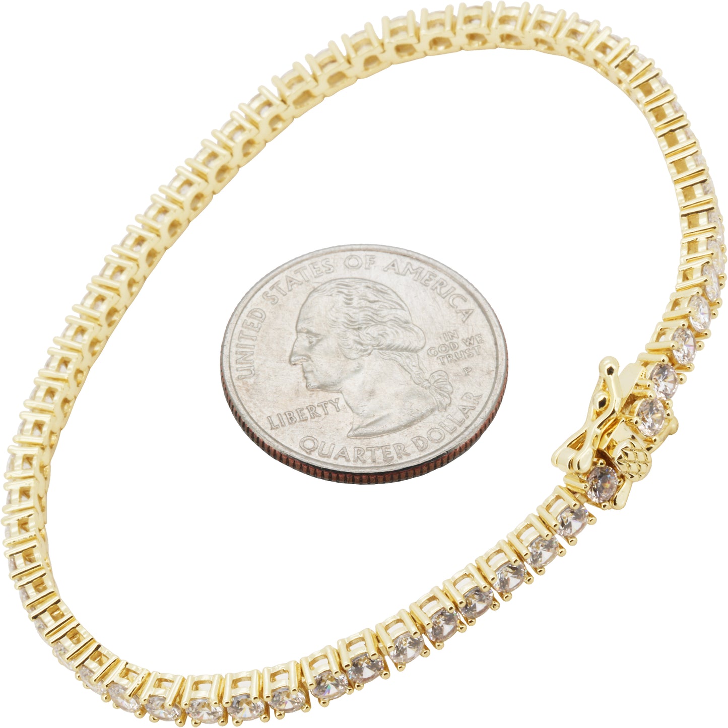 3mm Tennis Bracelet 6.5"