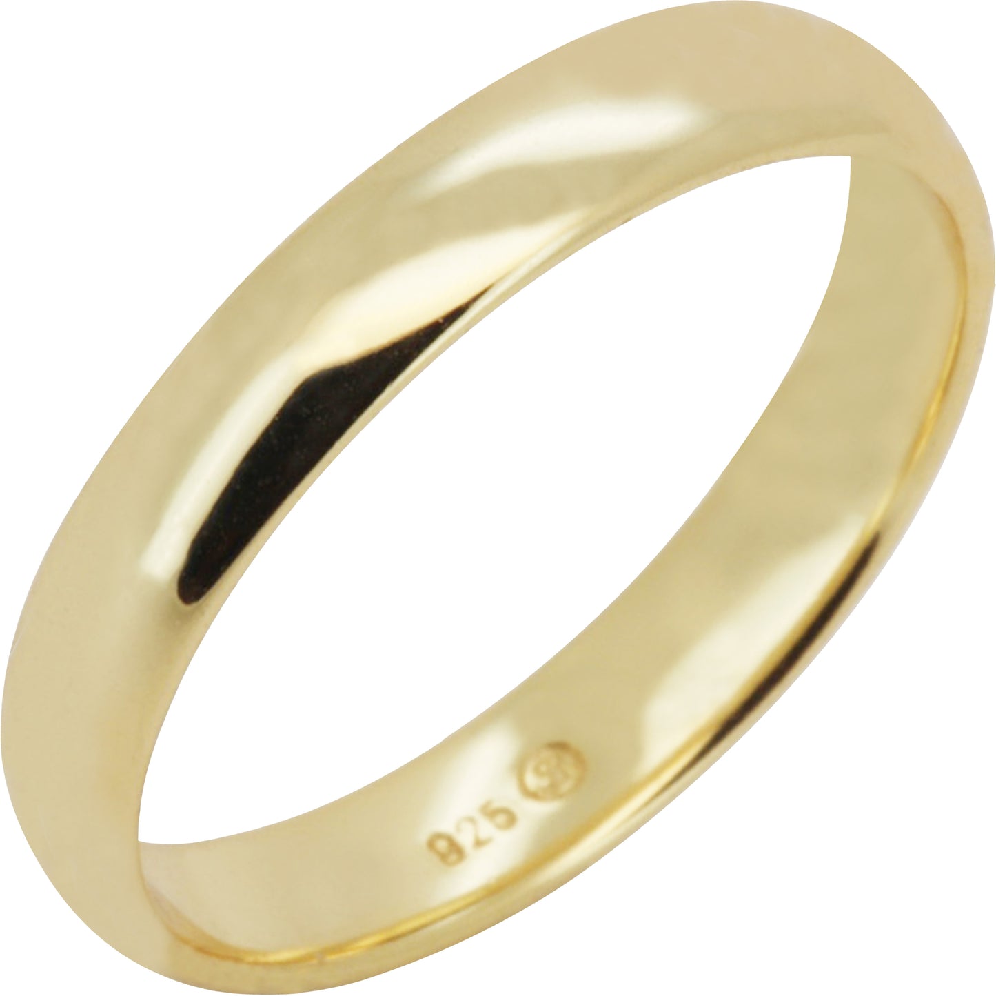 3.5mm Wedding Band Ring Size 6