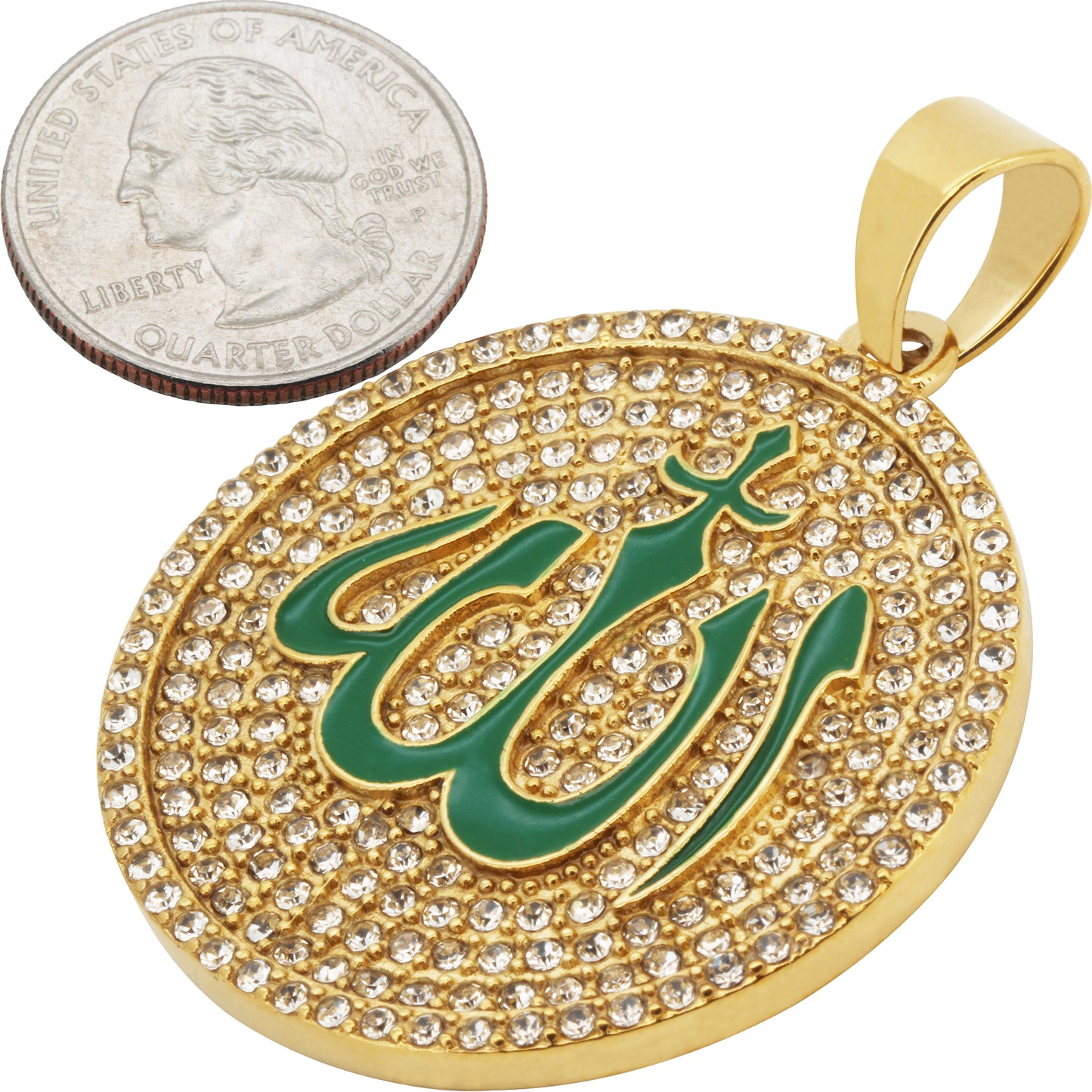 Allah Circle Medallion Pendant
