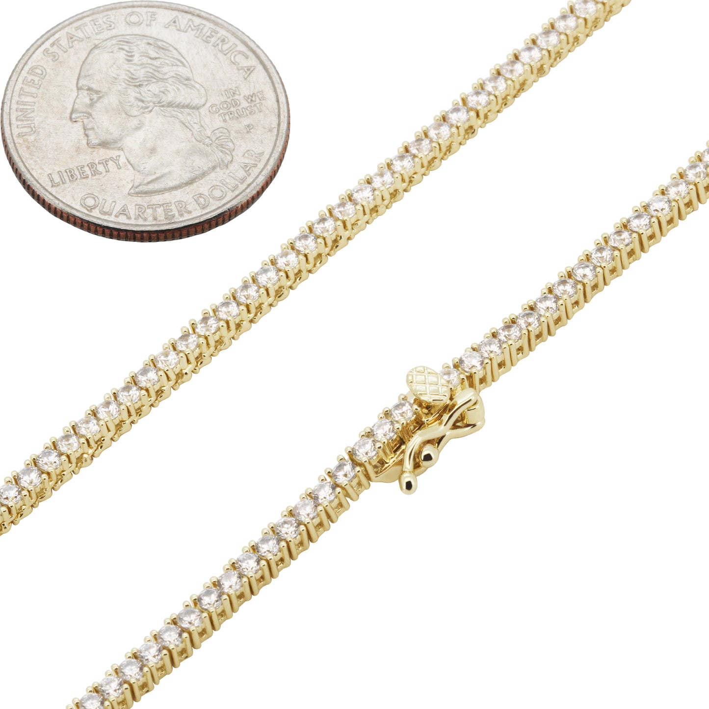 2mm Tennis Chain 16"