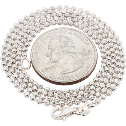 2mm Mooncut Chain 18"