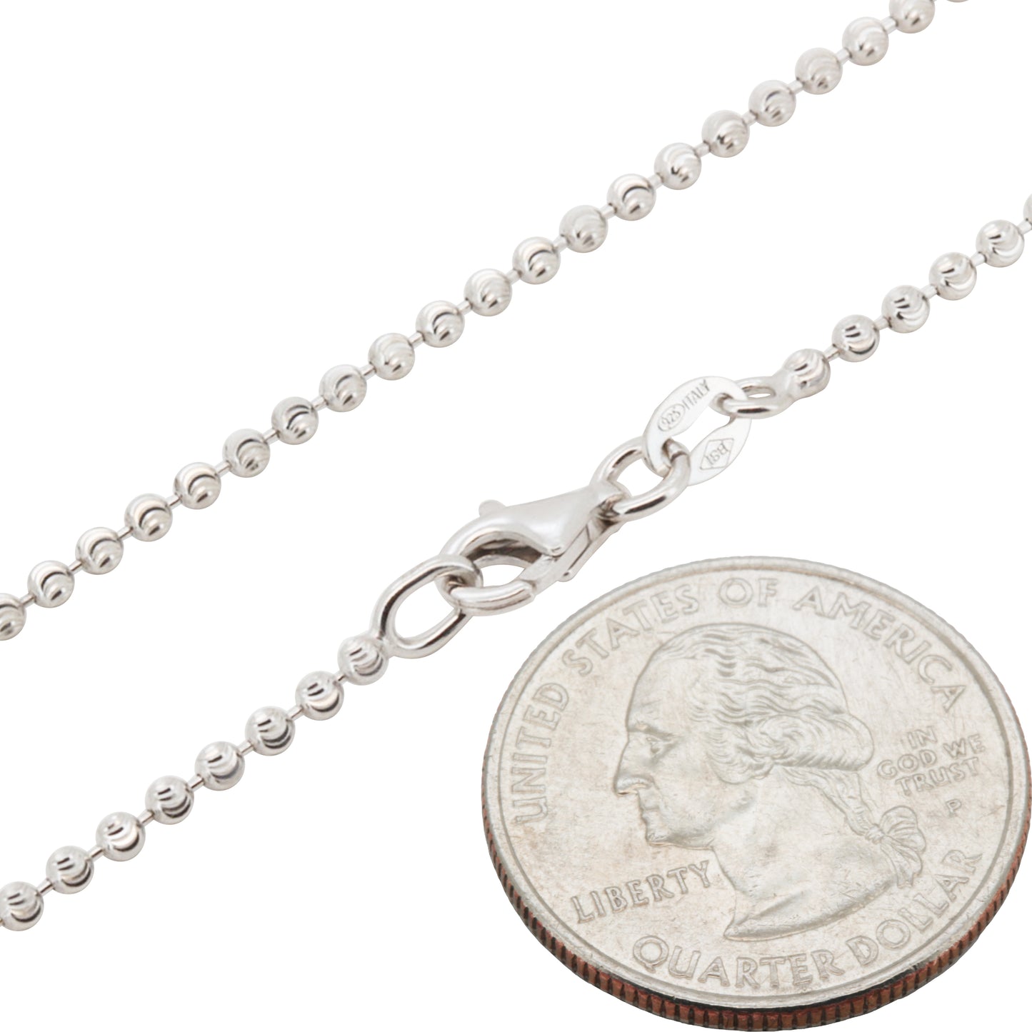 2mm Mooncut Chain 30"