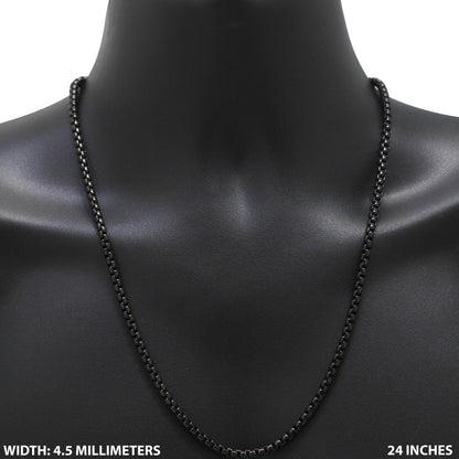 4.5mm Box Chain 24"